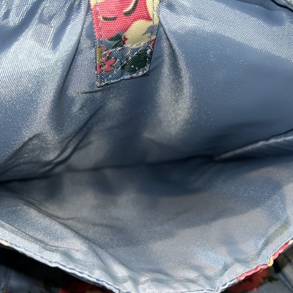 Original Cath Kidston London Backpack Bag Floral Flower Rose Print Adjustable - Picture 8 of 11